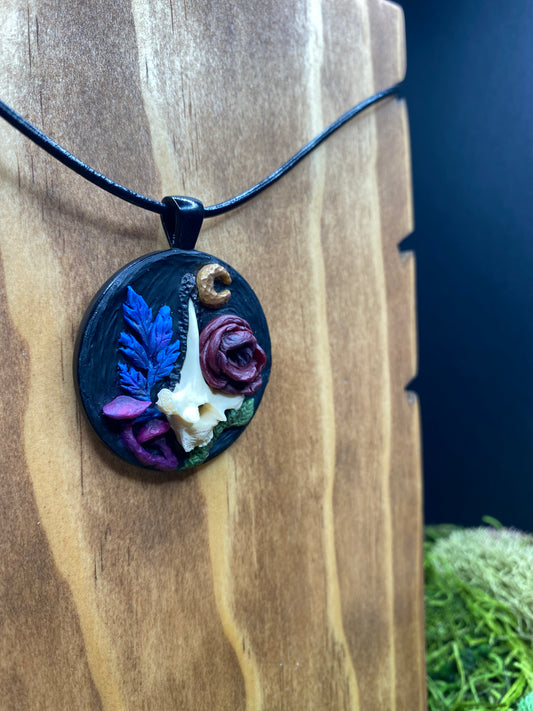 Genuine Raccoon Bone Pendant