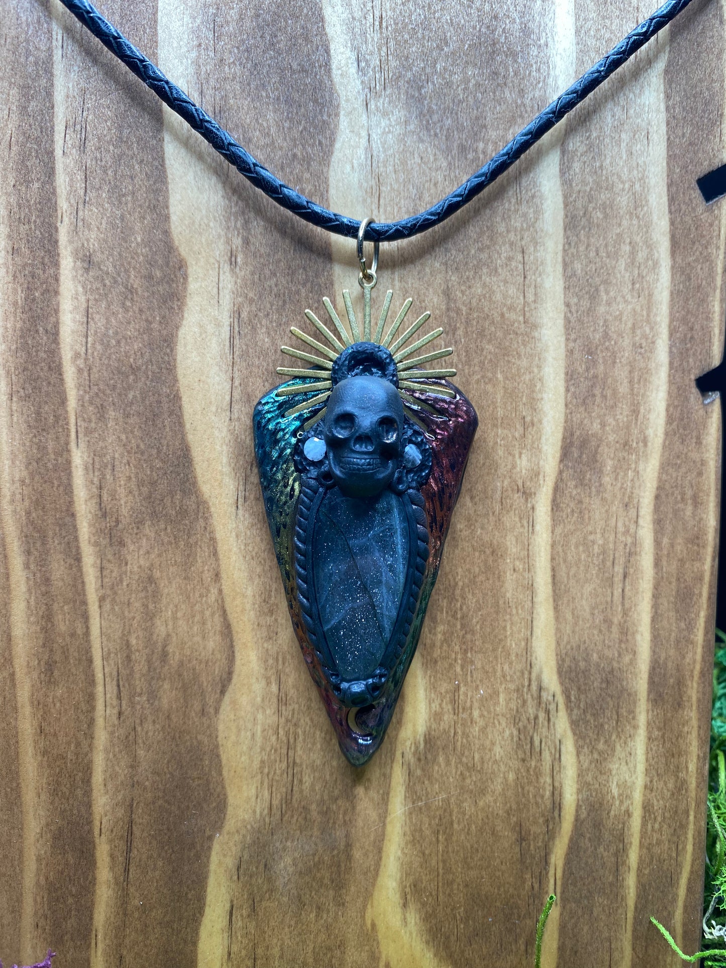Rainbow Halo Skull