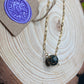 Green and Pink Spotted Ocean Jasper Globe Pendant