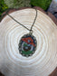 Mushroom and Ammonite Pendant