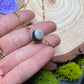 Green and White Swirl Ocean Jasper Globe Pendant