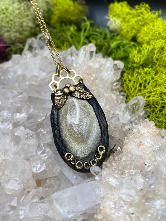 Golden Sheen Obsidian