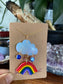 Rainbow Opalite Cloud and Blue Rainflower Jade